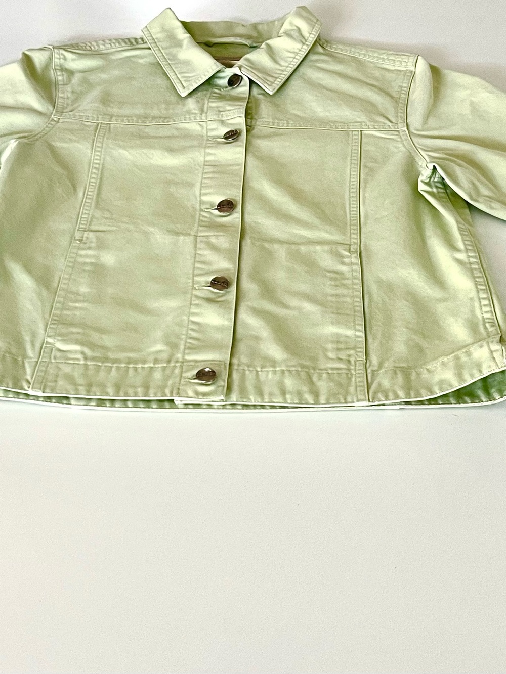L.L. Bean Light Green Denim Jacket